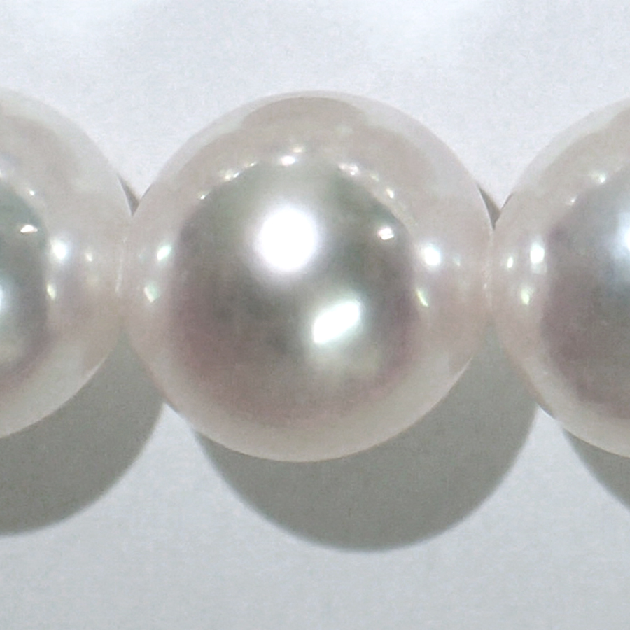 オーロラ天女 花珠真珠ネックレスセット（8-8.5ミリ 無調色タイプも有）4枚目