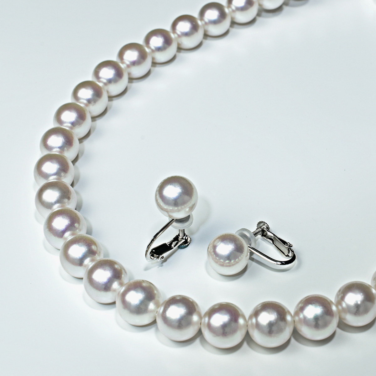 オーロラ天女 花珠真珠ネックレスセット（9-9.5ミリ 色の選択可能）2枚目