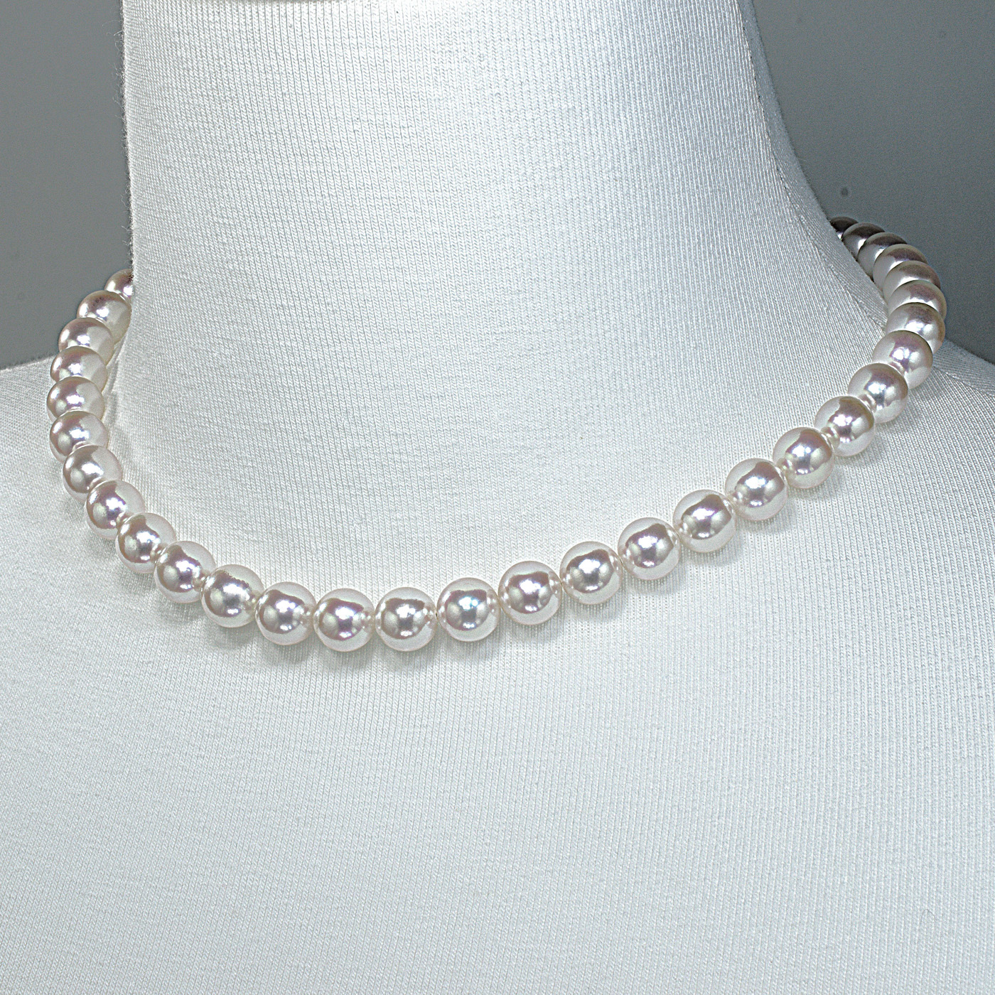 オーロラ天女 花珠真珠ネックレスセット（9-9.5ミリ 色の選択可能）3枚目