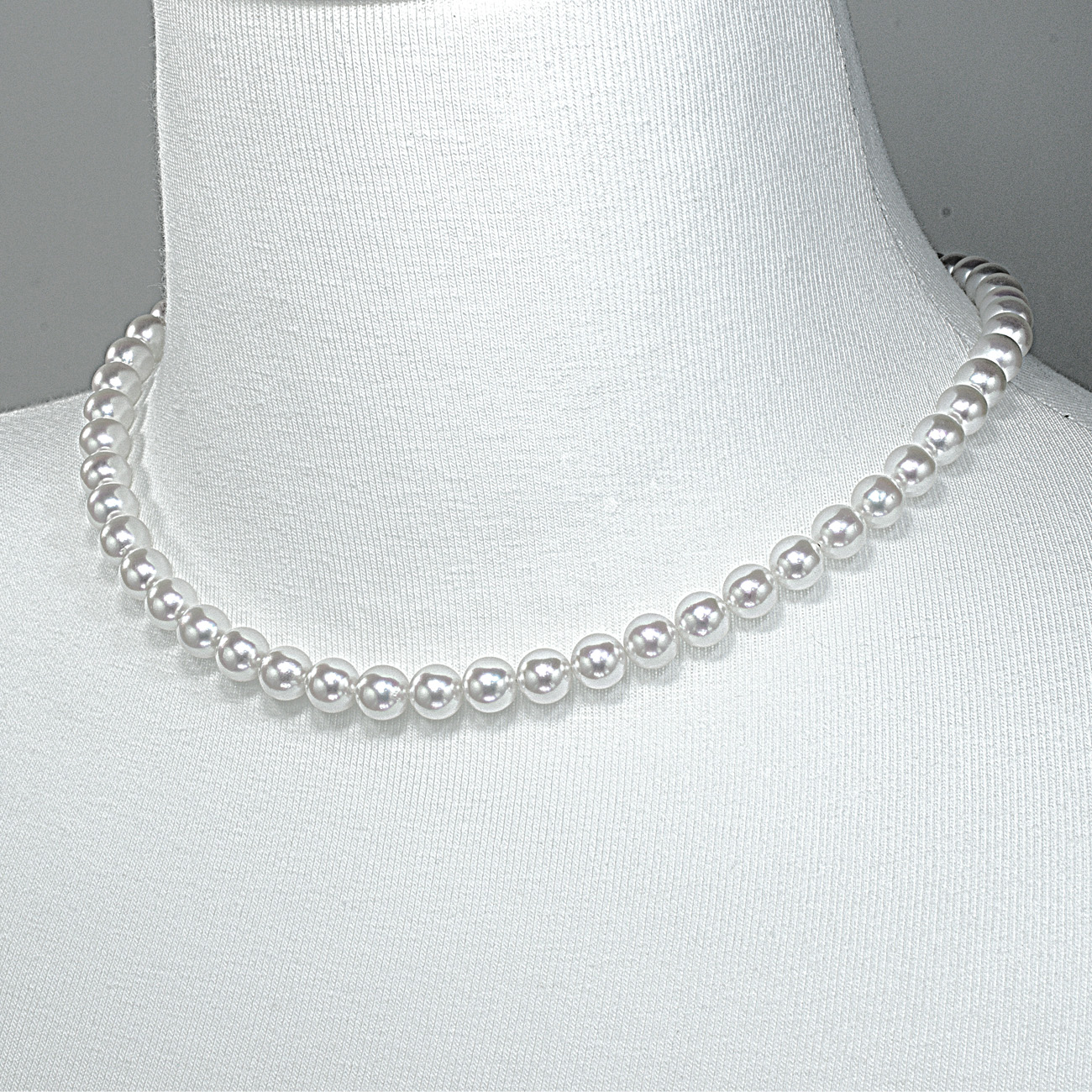 オーロラ花珠真珠ネックレスセット（6.5-7mm/ペア7-7.5mm 色選択可