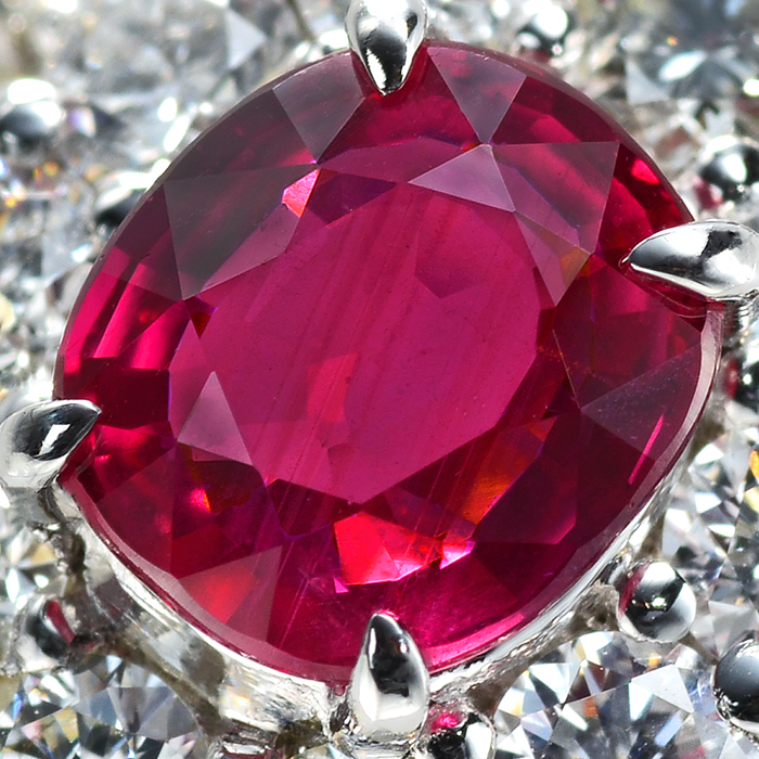 RUBY ルビー 0.49ct pt900 指輪 プラチナリング ジュエリー