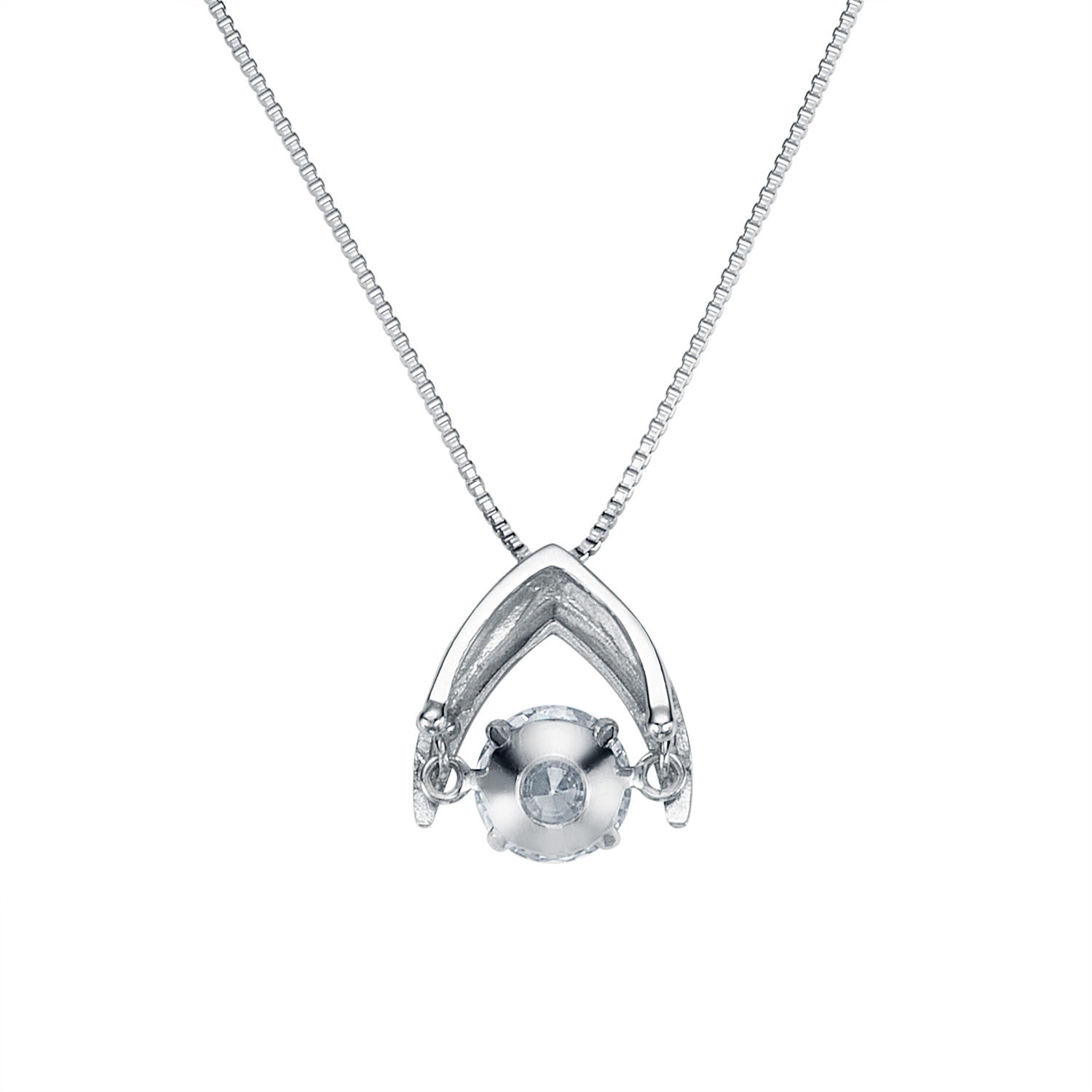 ダンシングストーン トゥインクルセッティング プラチナ製 ダイヤモンド ネックレス（0.50ct） | 真珠卸 ダイヤモンド直輸入 光栄