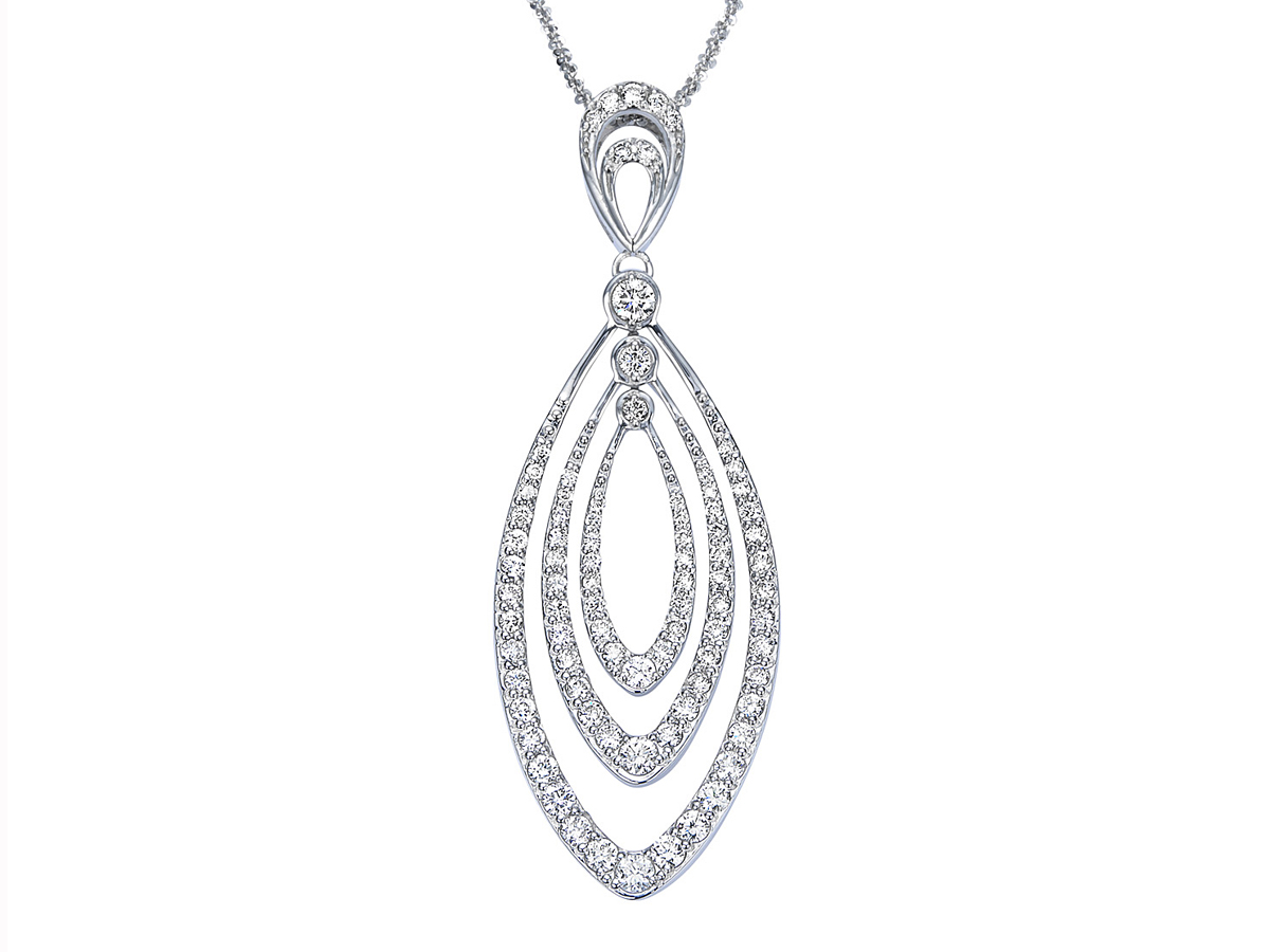 プラチナ ダイヤモンド ネックレス（1.20ct） | 真珠卸 ダイヤモンド直輸入 光栄トレーディング｜京都ジュエリーショップ