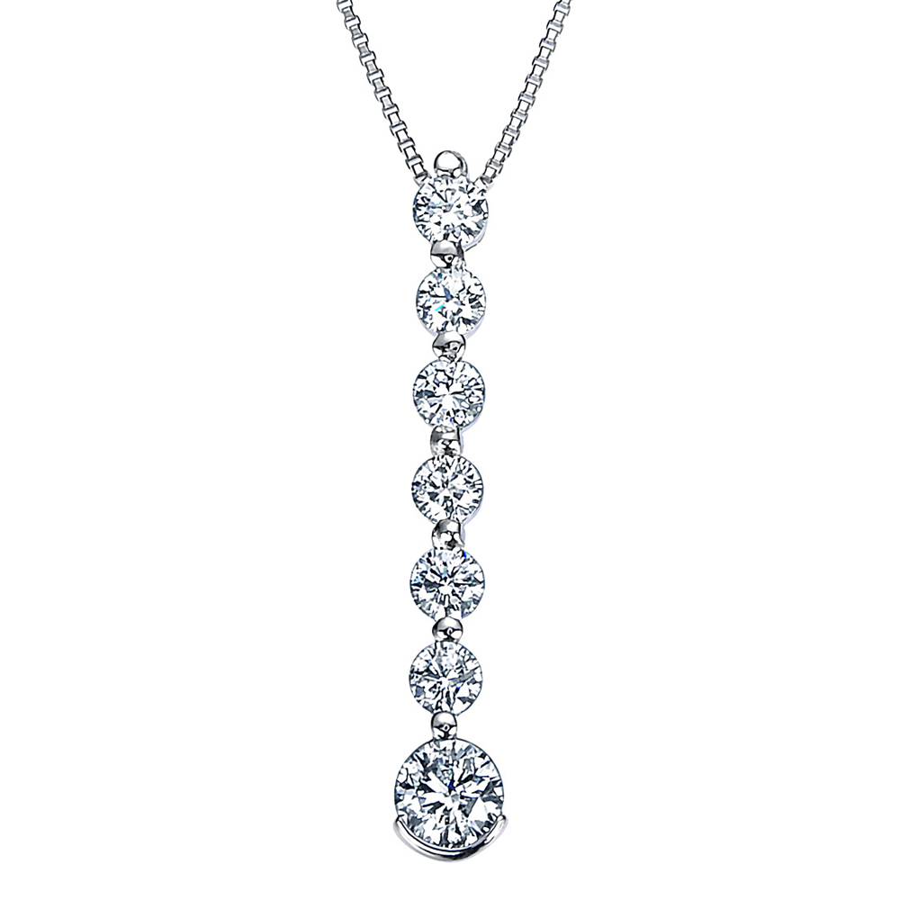 プラチナ ダイヤモンド ネックレス（合計0.50ct） | 真珠卸 ダイヤモンド直輸入 光栄トレーディング｜京都ジュエリーショップ