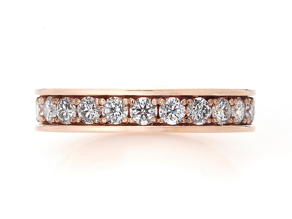 K18ピンクゴールド ダイヤモンド エタニティリング （合計1.0ct・ハート＆キューピッド）