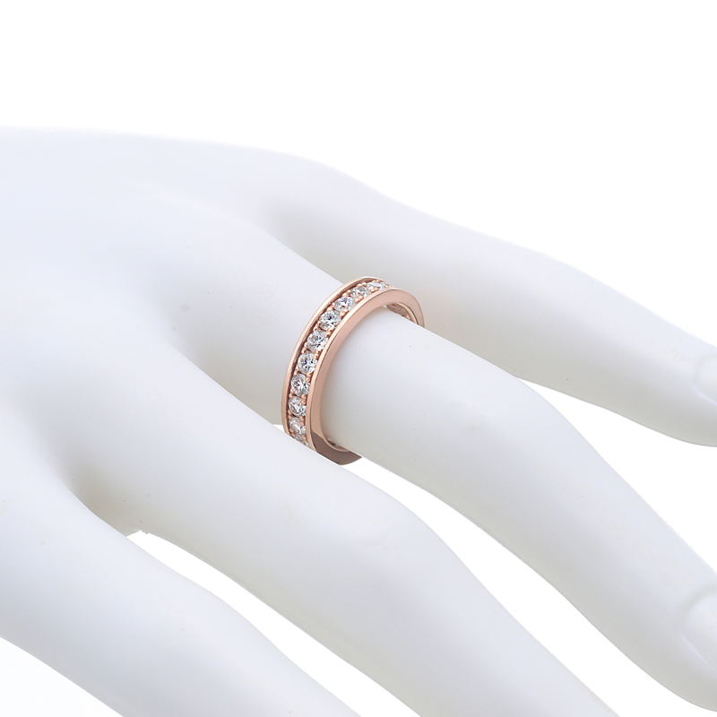 K18ピンクゴールド ダイヤモンド エタニティリング （合計1.0ct・ハート＆キューピッド）9枚目