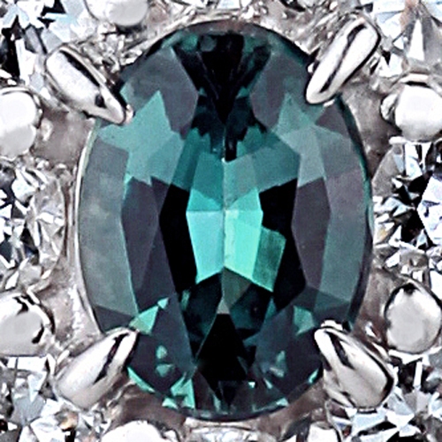 プラチナ アレキサンドライト ダイヤモンド ペンダントネックレス（AL0.28ct D0.51ct・最上級）3枚目