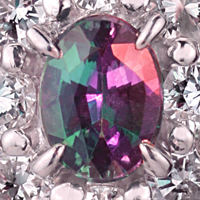 プラチナ アレキサンドライト ダイヤモンド ペンダントネックレス（AL0.28ct D0.51ct・最上級）4枚目