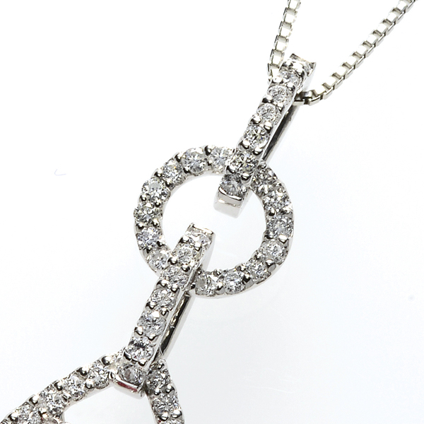 プラチナ ルビー ダイヤモンド ネックレス（R 0.616ct D0.27ct・非加熱）5枚目