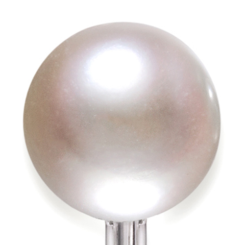 オーロラ天女 花珠真珠 イヤリング(リング用ルース×2個使用)(9ミリ以上 無調色・ホワイトピンク系/最上級)3枚目