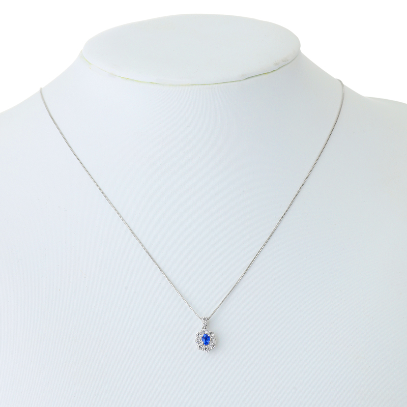 プラチナ アウイナイト ダイヤモンドネックレス（HA0.12ct D0.39ct）10枚目