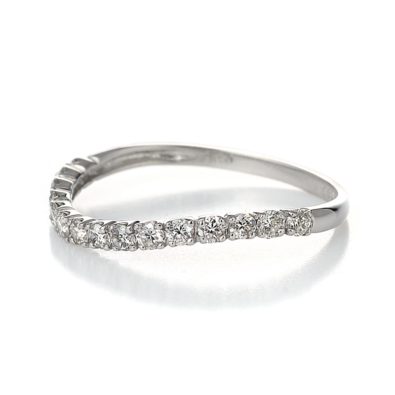プラチナ製　エタニティリング 15石（合計0.3ct・SIクラス）4枚目