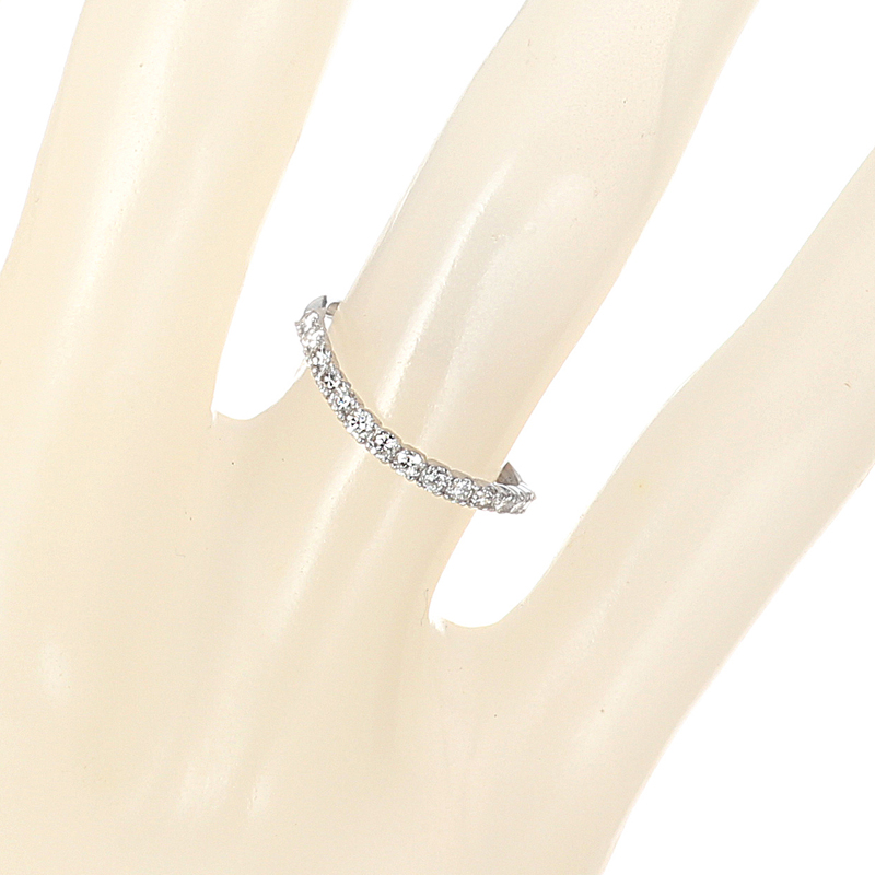 プラチナ製　エタニティリング 15石（合計0.3ct・SIクラス）9枚目