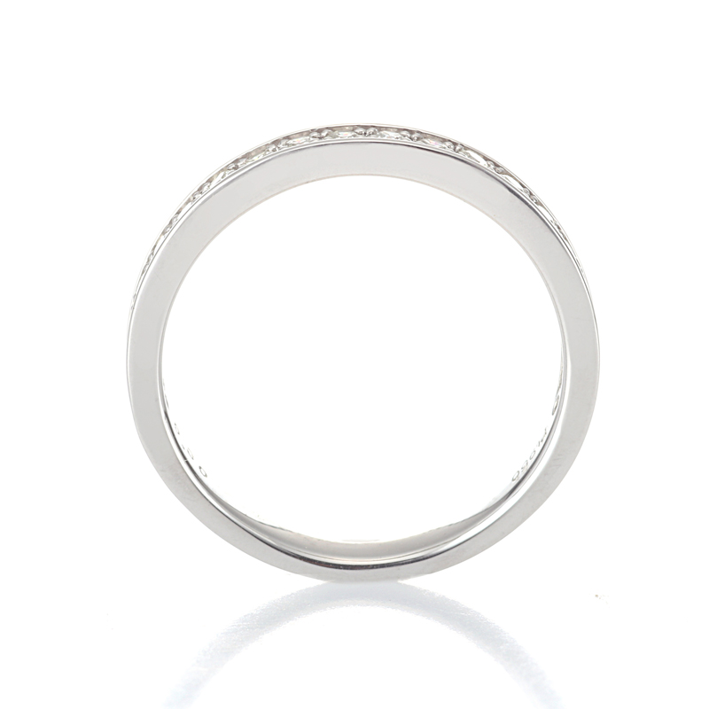 プラチナ ダイヤモンド エタニティリング H&C（金属色の変更可能）（合計0.3ct・ハート＆キューピッド）7枚目