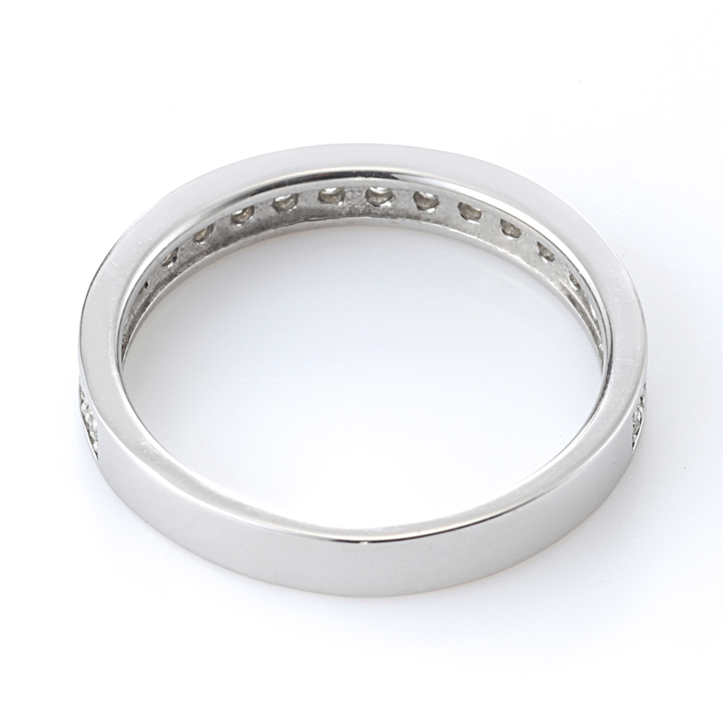プラチナ ダイヤモンド エタニティリング H&C（金属色の変更可能）（合計0.3ct・ハート＆キューピッド）8枚目