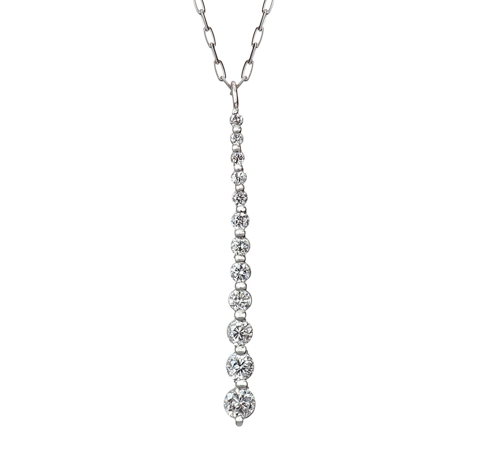 プラチナ ダイヤモンド ペンダントネックレス（D0.25ct）2枚目