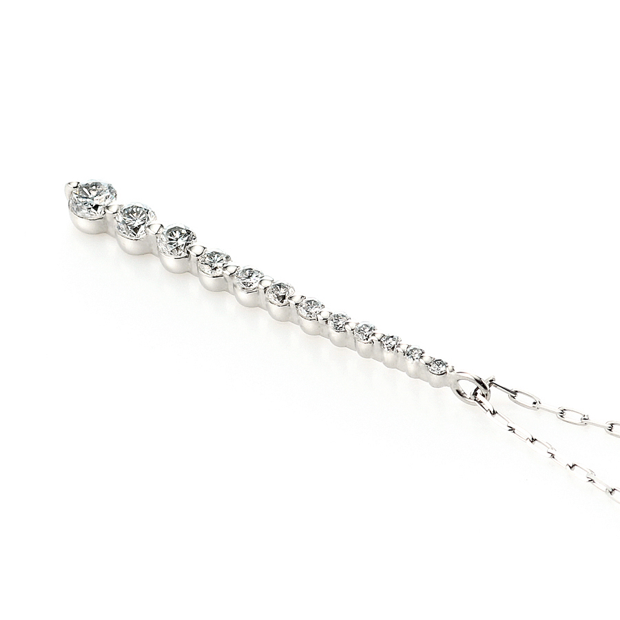 プラチナ ダイヤモンド ペンダントネックレス（D0.25ct）6枚目