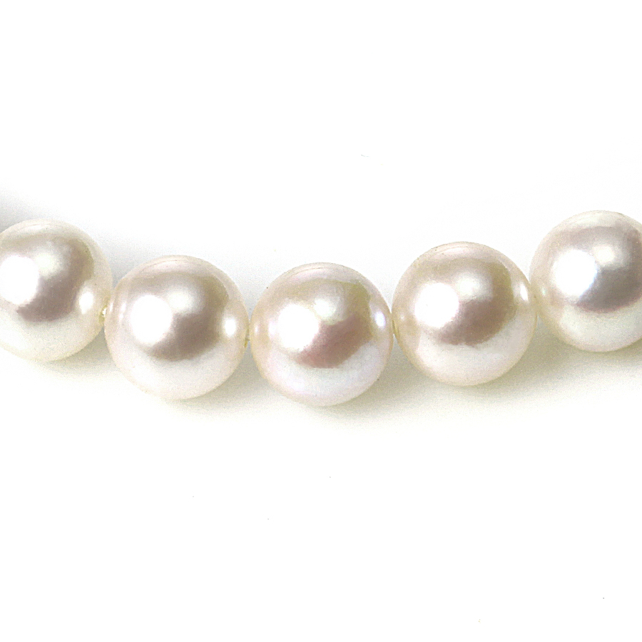 オーロラ彩凛珠 無調色 アコヤ真珠・ベビーパール・ネックレス(ロングタイプも選択可能)(5-5.5ミリ・最上級)2枚目
