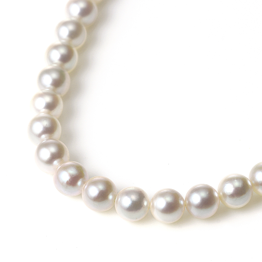 オーロラ彩凛珠 無調色 アコヤ真珠・ベビーパール・ネックレス(ロングタイプも選択可能)(5-5.5ミリ・最上級)3枚目