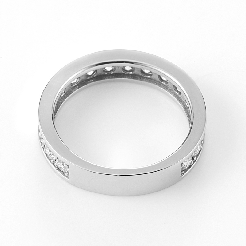 プラチナ ダイヤモンド エタニティリング H&C（合計1.0ct・ハート＆キューピッド）8枚目