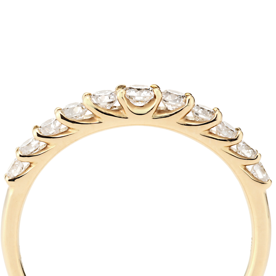 K18 ダイヤモンド エタニティリング(合計0.5ct・SIクラス)3枚目