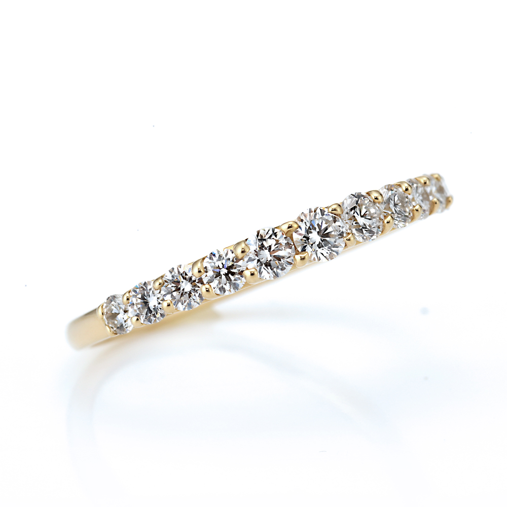 K18 ダイヤモンド エタニティリング(合計0.5ct・SIクラス)5枚目
