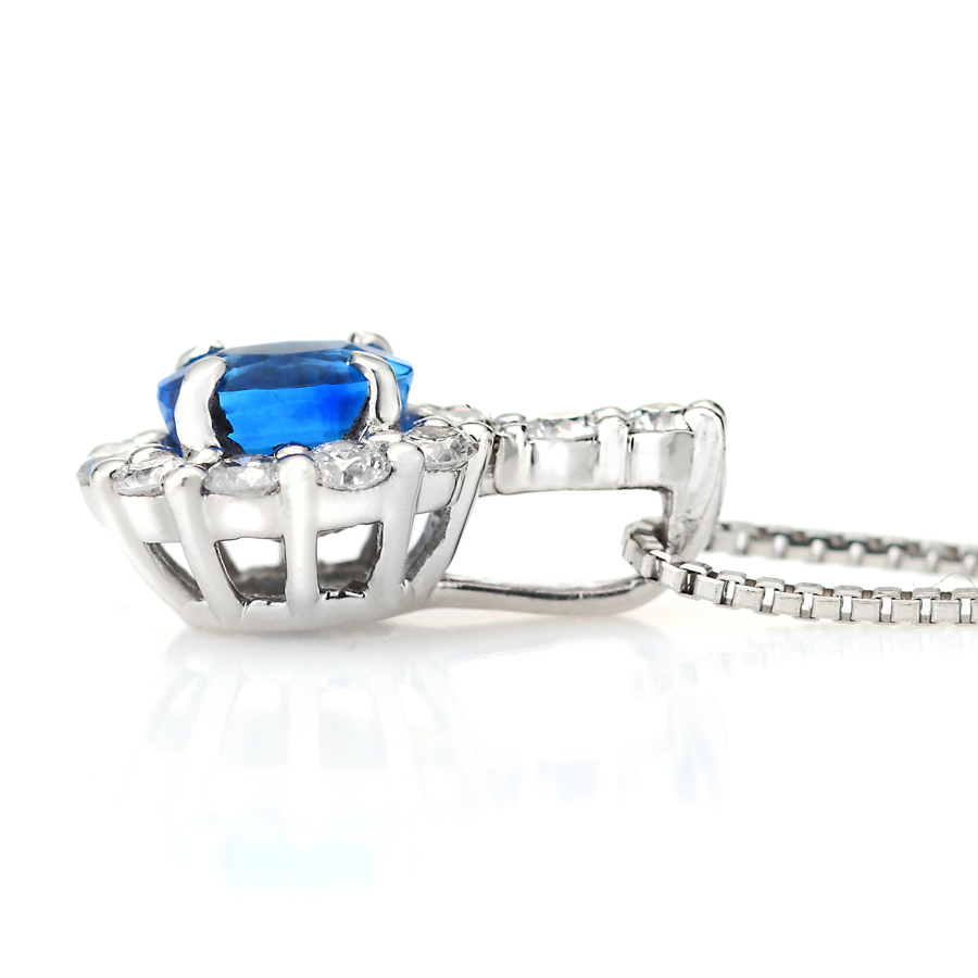 プラチナ アウイナイト ダイヤモンドネックレス（HA0.16ct D0.14ct）8枚目