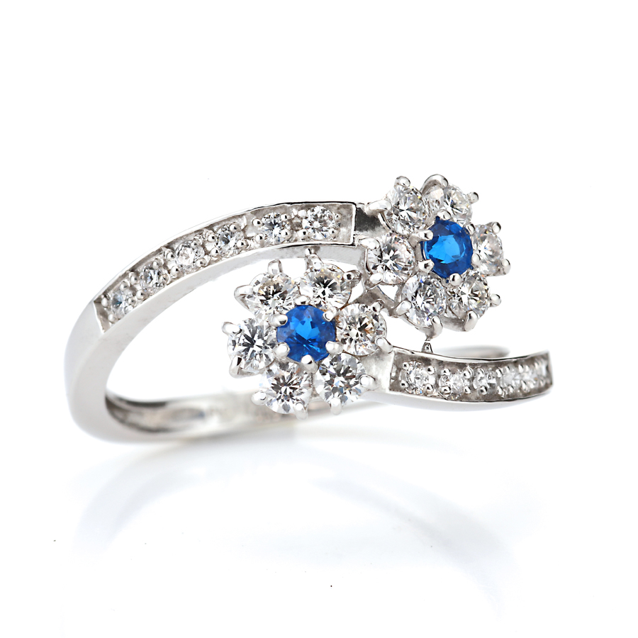 プラチナ アウイナイト ダイヤモンド リング（HA0.08ct D0.50ct・ハート&キューピッド）5枚目