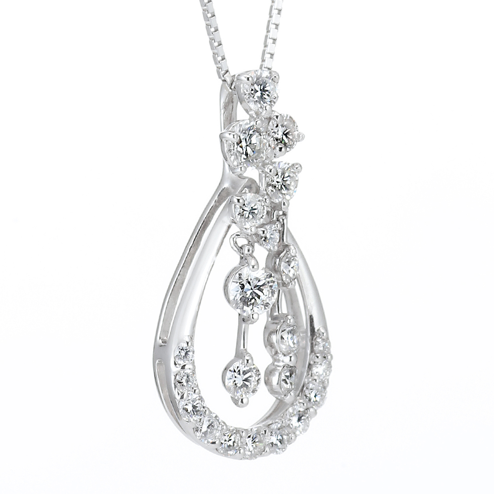プラチナ ダイヤモンド ペンダント（合計1.0ct・上級品）6枚目