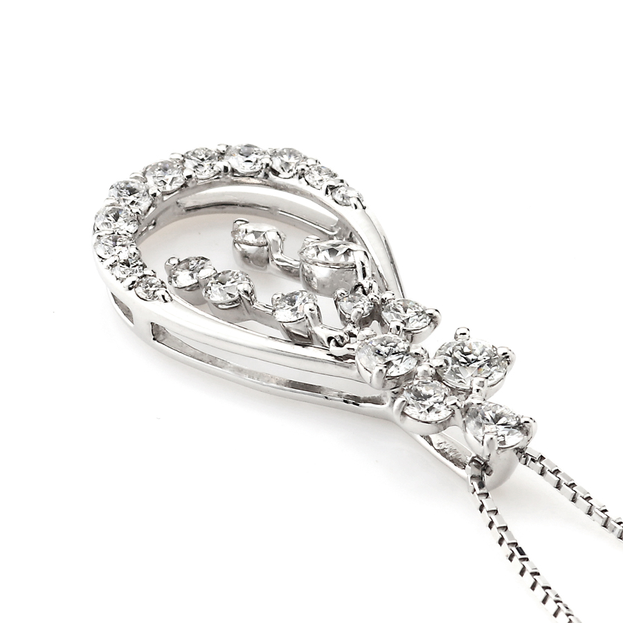 プラチナ ダイヤモンド ペンダント（合計1.0ct・上級品）8枚目