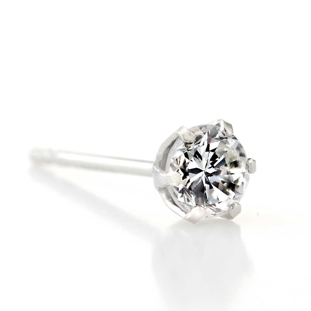 プラチナ ダイヤモンド ピアス PE3297（合計0.4ct・Gカラー前後　I-1クラス）5枚目
