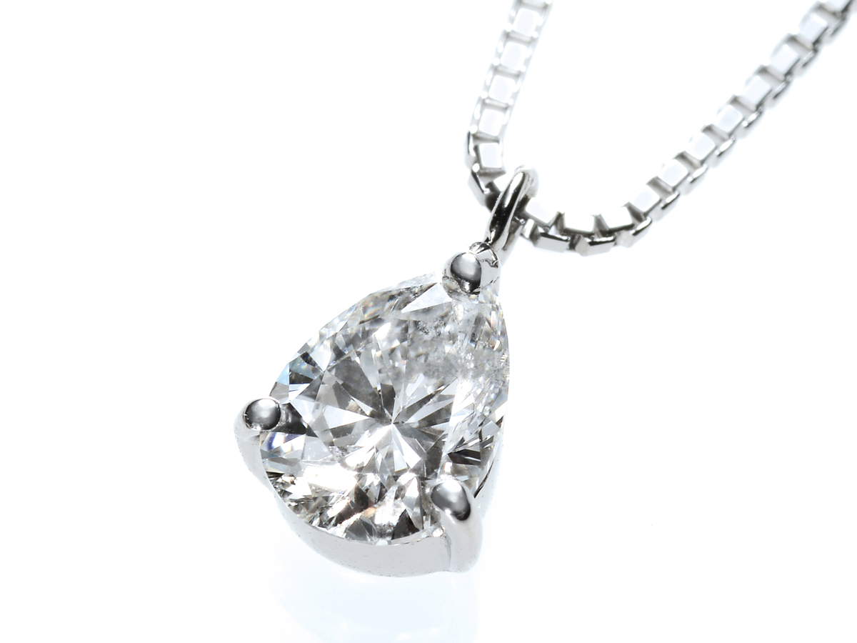 Dカラー・IFクラス・Excellent(Poiish)ペアシェイプ ダイヤモンドルース ペンダント加工を含む（0.57ct・Dカラー・IFクラス・Excellent(Poiish)）